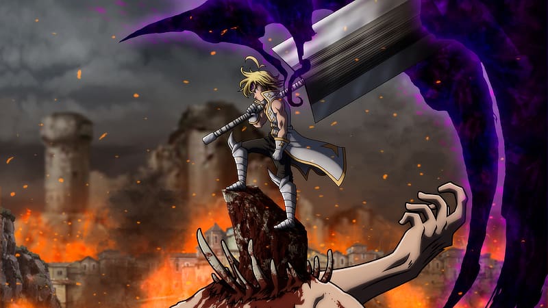 Demon King Meliodas vs Ban「AMV」Nanatsu no Taizai S4 - Rise From The Ashes  ᴴᴰ 