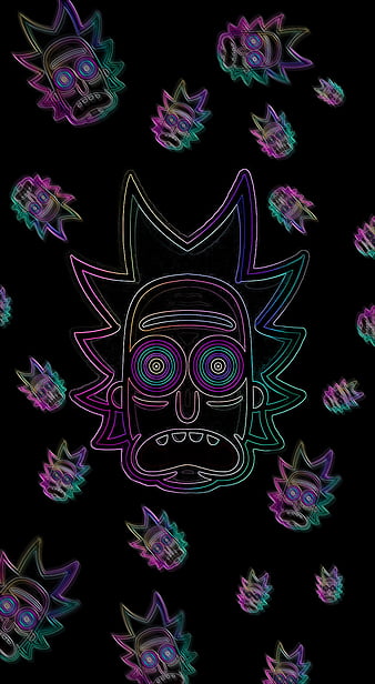 Zany Morty Smith Neon Wallpapers - Cool Cartoon Wallpapers HD