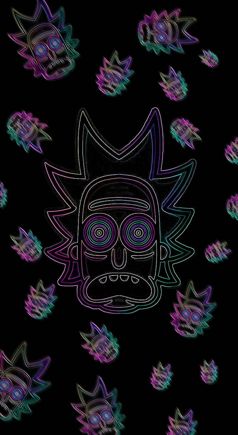 Minimal Rick Morty wallpaper by SteamOn - Download on ZEDGE
