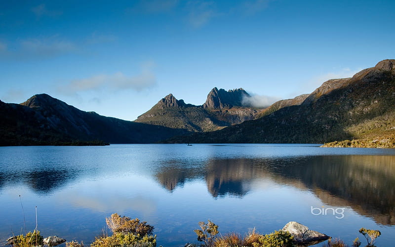 Dove,Lake,Cradle,Mountain,Tasmania, Cradle, Mountain, Lake, Dove, Tasmania, HD wallpaper
