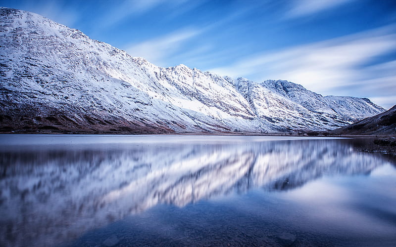 Nature Beautiful Lake Amazing Scotland-Travel scenery, HD wallpaper