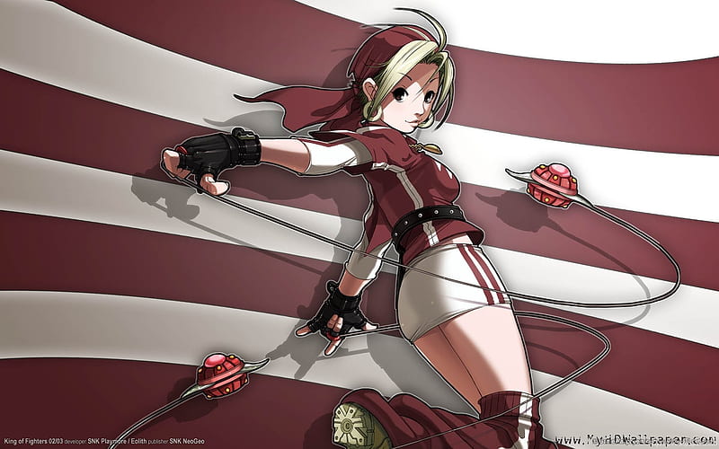 Malin, cool, king of figther, kof, video games, HD wallpaper