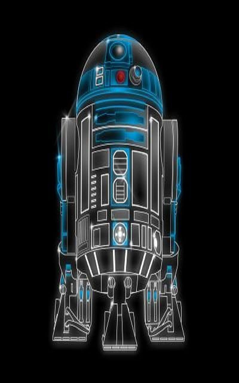 Neon R2 Android R2d2 Hd Mobile Wallpaper Peakpx