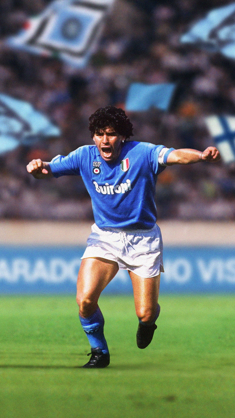 Maradona Napoli, el, football, HD phone wallpaper