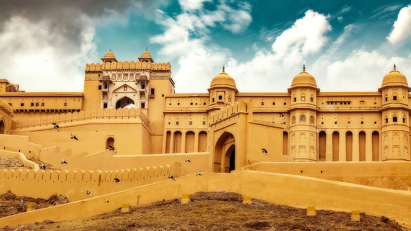 Amer Fort: Jaipur's surreal beauty, HD wallpaper