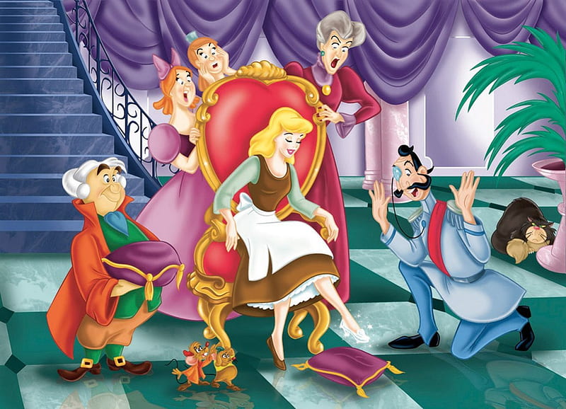 Cinderella, Drusilla, Disney, Cartoon, Anastasia, HD wallpaper | Peakpx