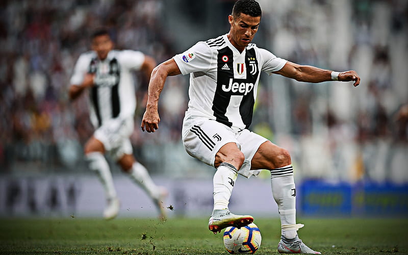 Cristiano Ronaldo CR7 Juve, feints, Juventus, soccer, Serie A, Ronaldo, CR7, footballers, Juventus FC, Bianconeri, HD wallpaper