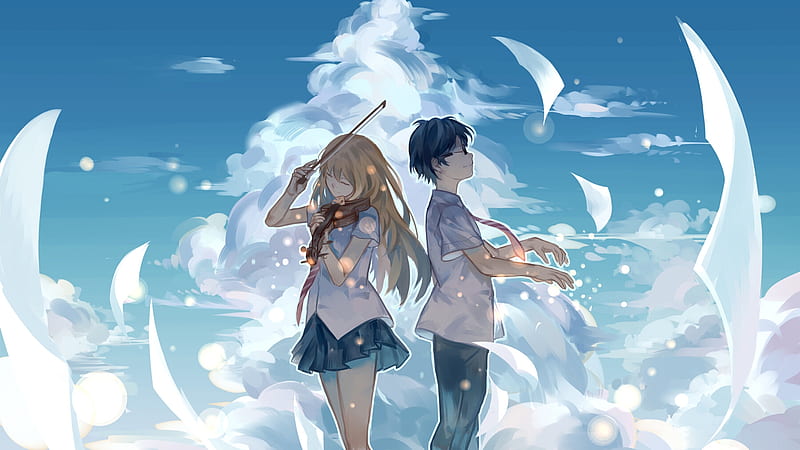 540x960 Shigatsu Wa Kimi No Uso Playing Violin 540x960 Resolution HD 4k  Wallpapers, Images, Backgrounds, Photos and Pictures