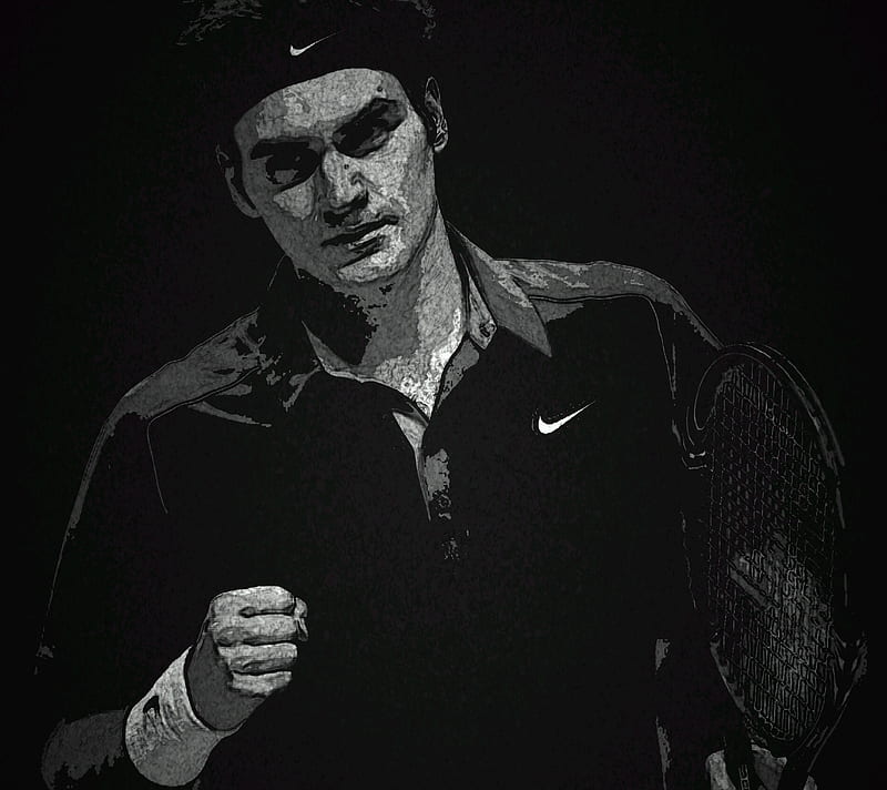 Federer legend, magic shot, nike, roger federer, tennis, winner, HD wallpaper