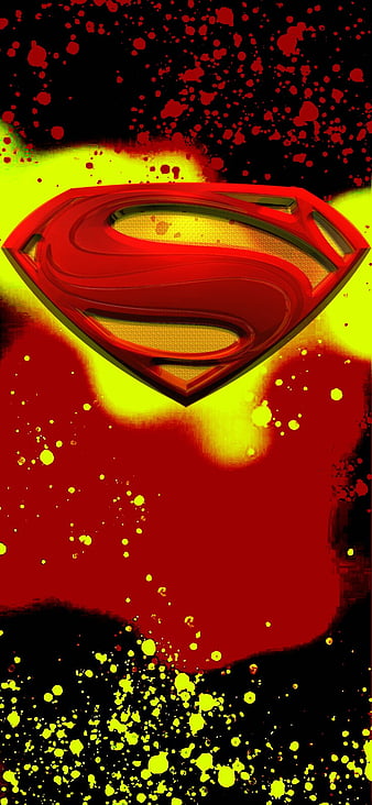 LIFE, superman, man of steel, dc, superman logo, HD phone wallpaper | Peakpx
