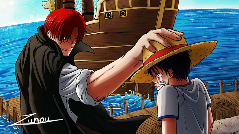 Share more than 75 shanks and luffy wallpaper super hot
