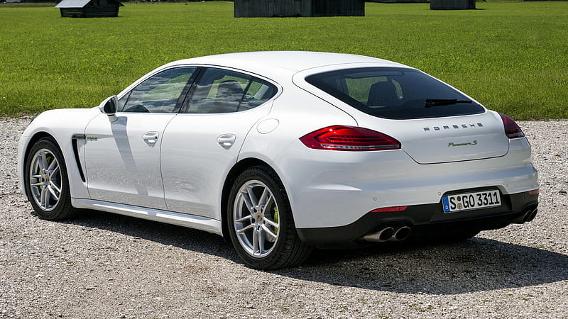 Porsche, Porsche Panamera S E-Hybrid, Car, Grand Tourer, Luxury Car, White Car, HD wallpaper