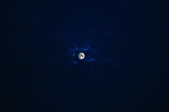 Moon Girl, alone, beauty, cute, love, lovely, night, waiting, HD