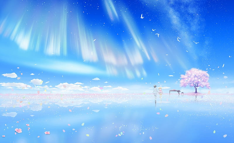 Romantic Anime Landscape Wallpapers  Top Free Romantic Anime Landscape  Backgrounds  WallpaperAccess