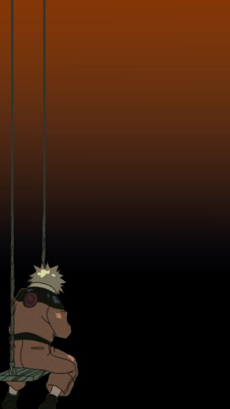 Naruto Sad, anime, laranja, manga, naruto shippuden, preto, triste, HD phone wallpaper