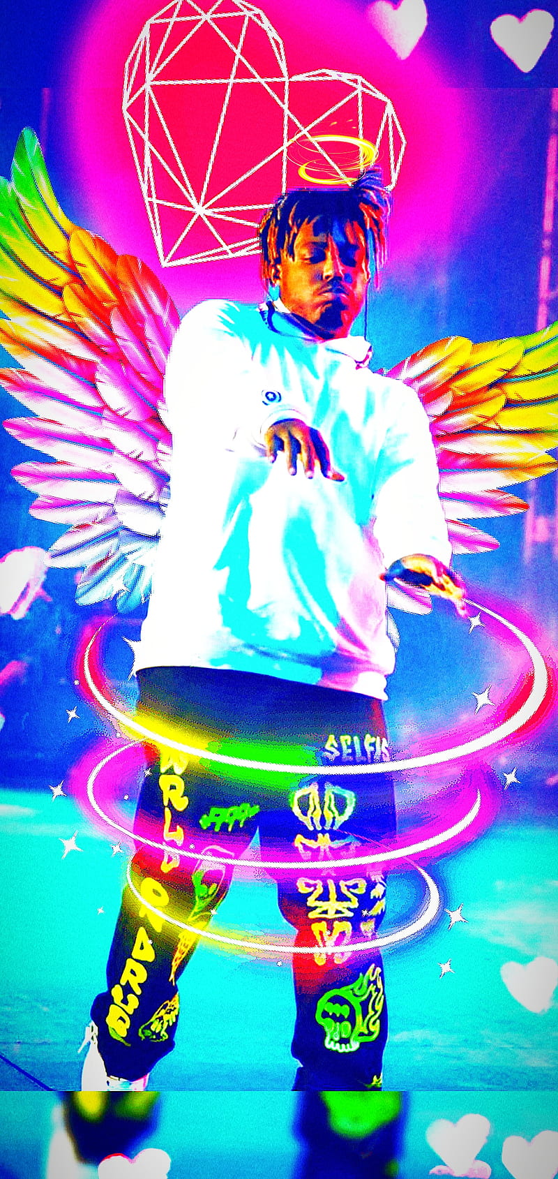 Juice Wrld, 999, artist, colorful, music, HD phone wallpaper | Peakpx