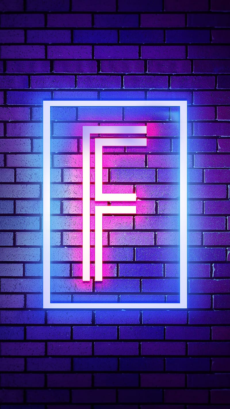 F Name.f.neon, f name, f neon, letter, HD phone wallpaper