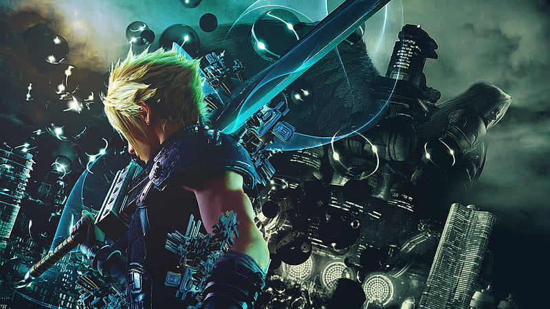 Cloud Strife Sephiroth Final Fantasy VII Remake, HD wallpaper