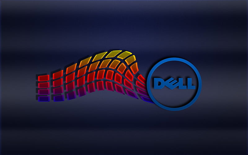 Dell, sombras, didis, azul, Fondo de pantalla HD | Peakpx