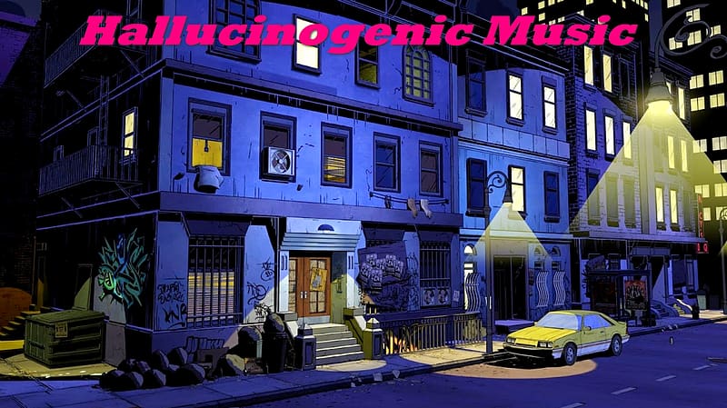 Hallucinogenic Music # 25, architecture, Music, Label, dark, HD wallpaper