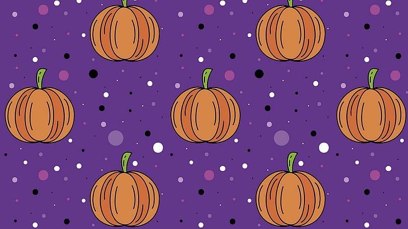 Texture, pattern, purple, orange, pumpkin, halloween, paper, kenya aguirre, HD wallpaper