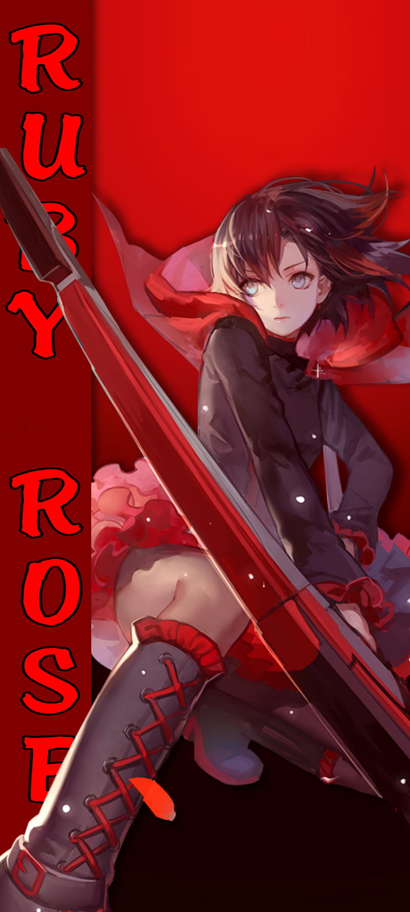 HD wallpaper Anime RWBY Red Ruby Rose RWBY  Wallpaper Flare