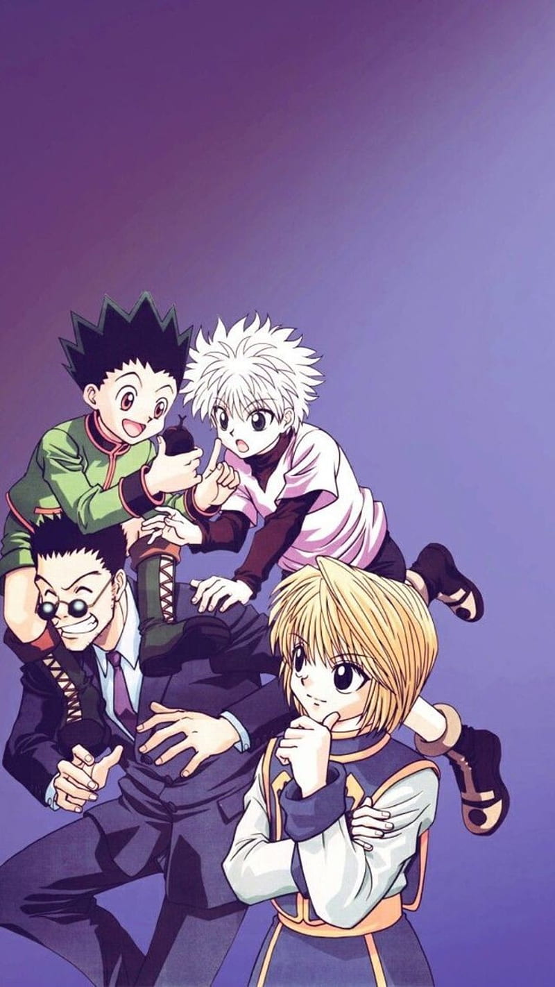 Download Gon And Killua Handshake From Hunter X Hunter Iphone Wallpaper