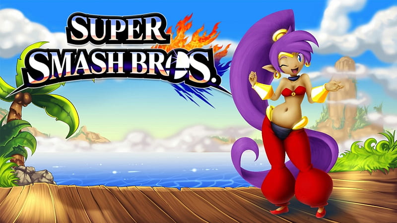 Super Smash Bros Shantae, Video Games, Shantae, cute, 3ds, Geine ...