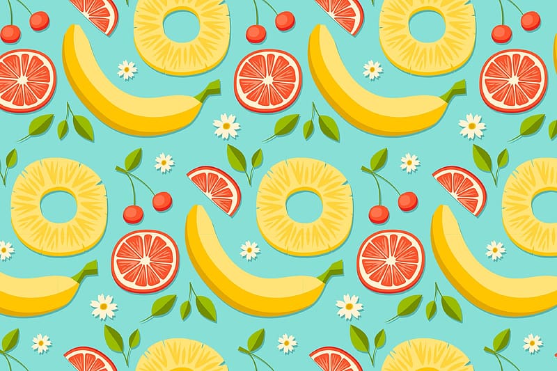 Pattern, banana, fruit, texture, vara, colorful, exotic, orange, summer, yellow, green, HD wallpaper