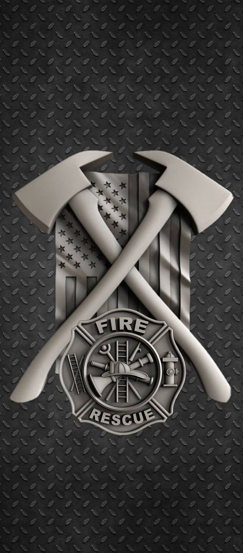 Firefighter, thin red line, HD phone wallpaper