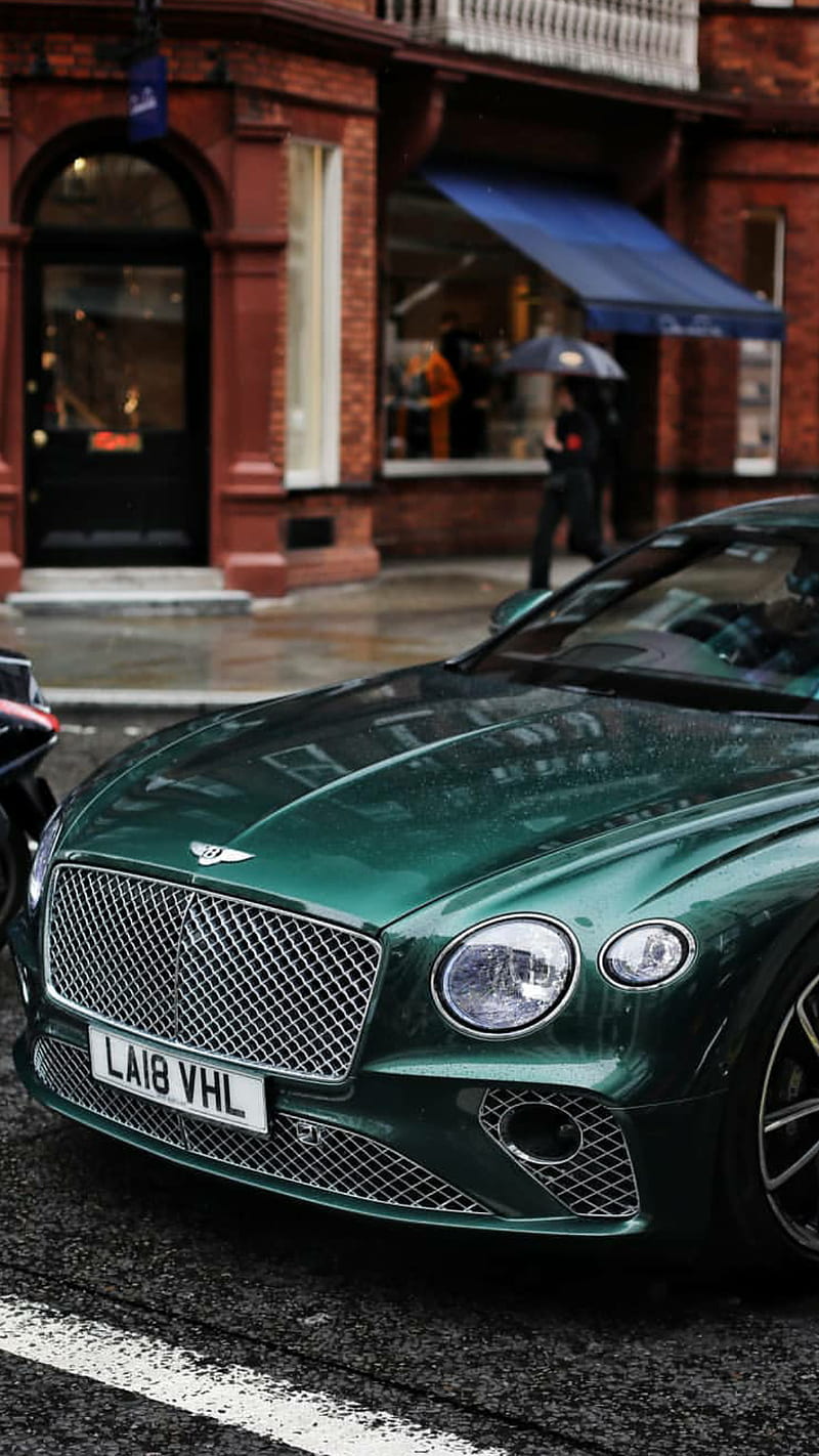 BritishGreen Bentley, bentley, green, gt, new, car, hypercar, supercar  rich, HD phone wallpaper | Peakpx