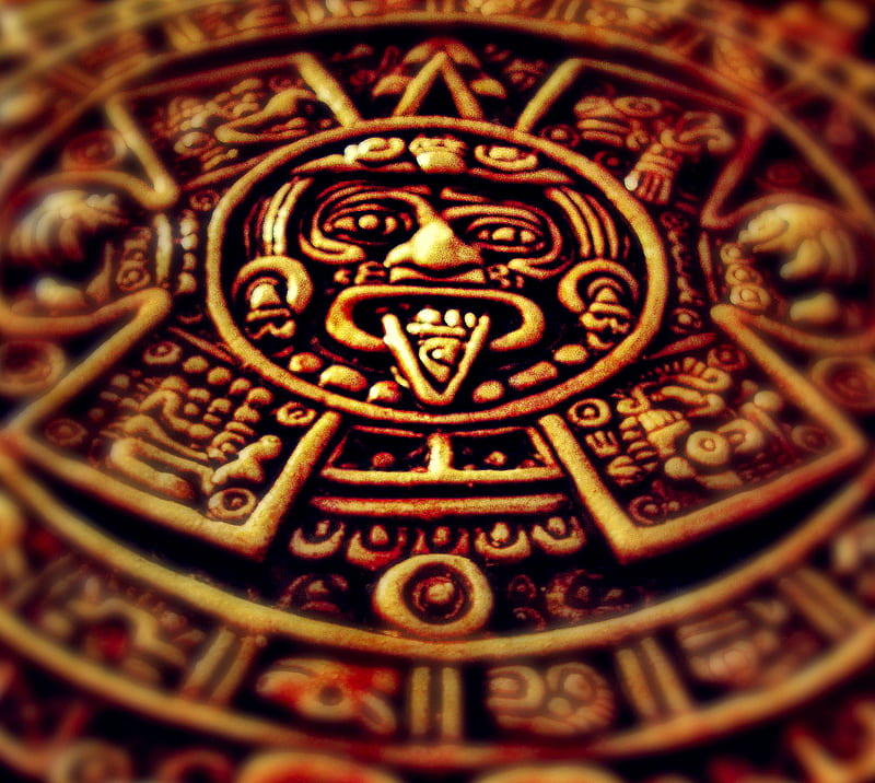 Mayan Clock, art, maya clock, new, old, HD wallpaper