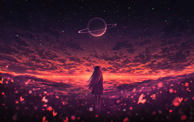 Sea Of Dreamscape, anime-girl, anime, artist, artwork, digital-art, pixiv, HD wallpaper