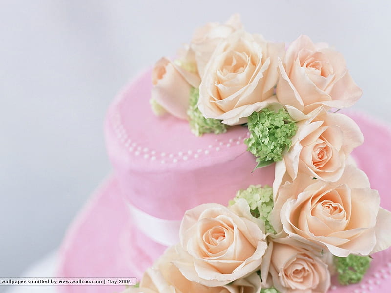 roses on a hat, pink hat, decoration, bonito, greens, roses, HD wallpaper