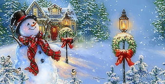 ★Heading Home★, scarves, cottage, horse carriage, seasons, xmas and new ...