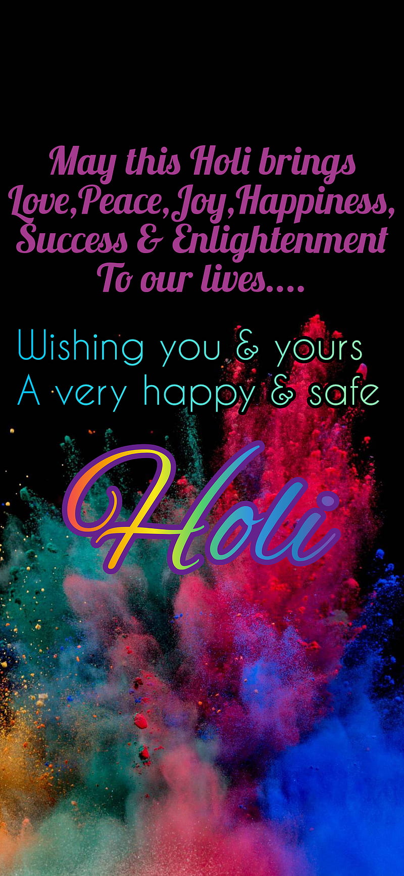 Happy Holi, colors, festival, iphone, joy, love, peace, safe, wishes, HD  phone wallpaper | Peakpx