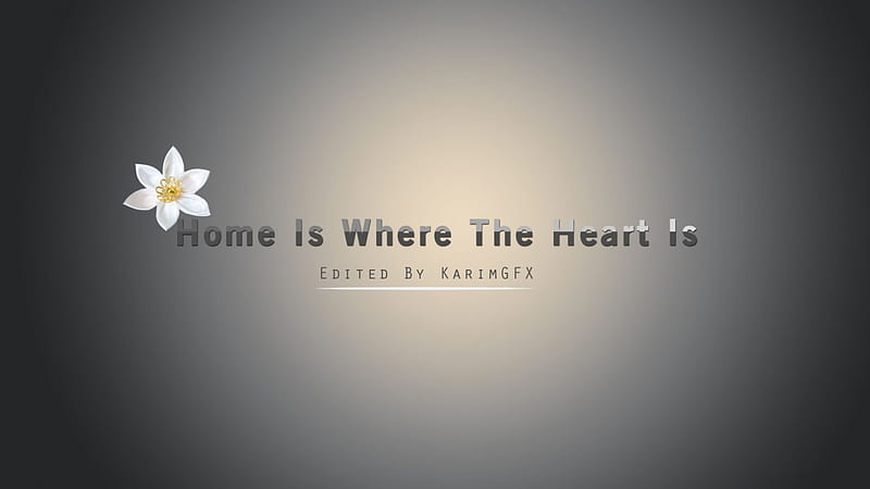 Home is where The heart is, karim, susu, susan, mirak, HD wallpaper