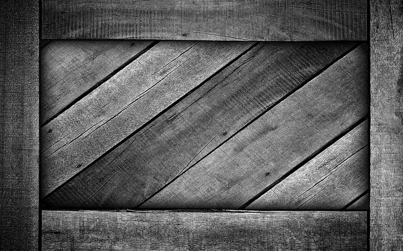 Wood texture, frame, texture, gris, abstract, wood, HD wallpaper