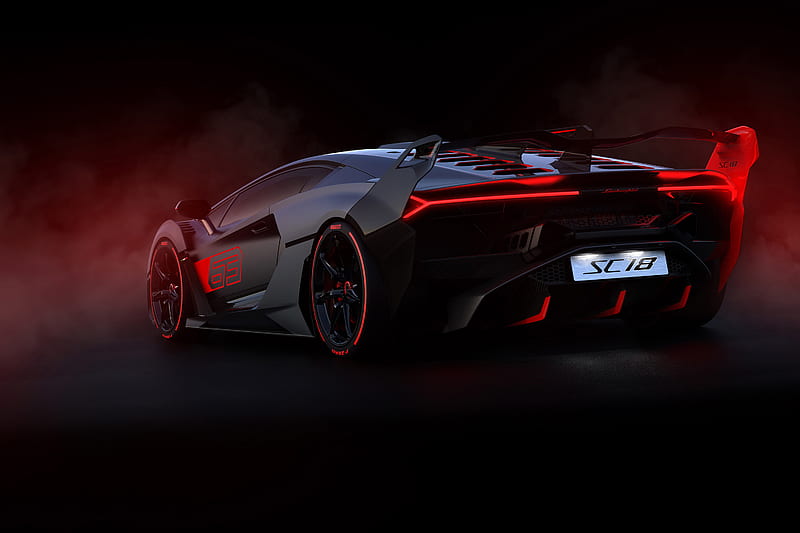 2019 Lamborghini SC18, Coupe, V12, car, HD wallpaper