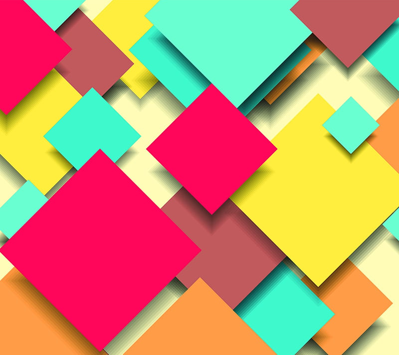 Squares, abstract, art, background, colors, desenho, modern, HD wallpaper