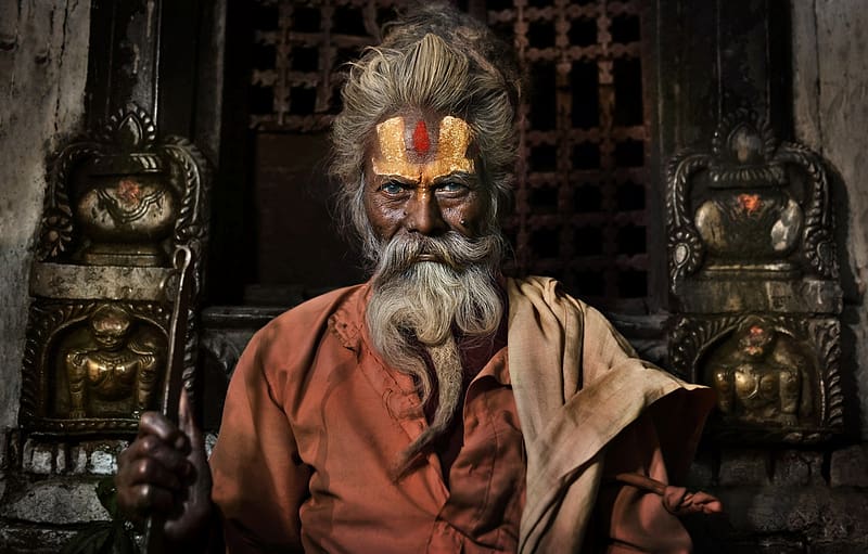 Nepal, Hindu Priest, Pashupatinath Temple for , section мужчины, Nepali Temple, HD wallpaper