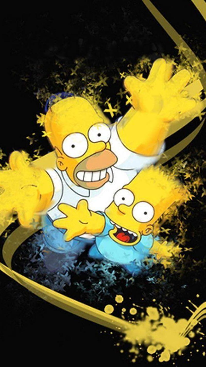 The Simpsons, cartoon, father, dad, animation, HD phone wallpaper | Peakpx