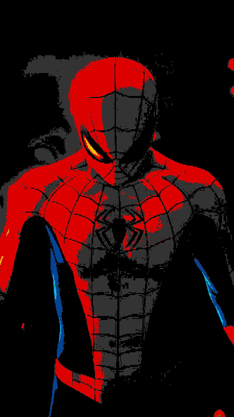 Spider-Man Portrait, 8bit, spider-man ps4, HD phone wallpaper | Peakpx