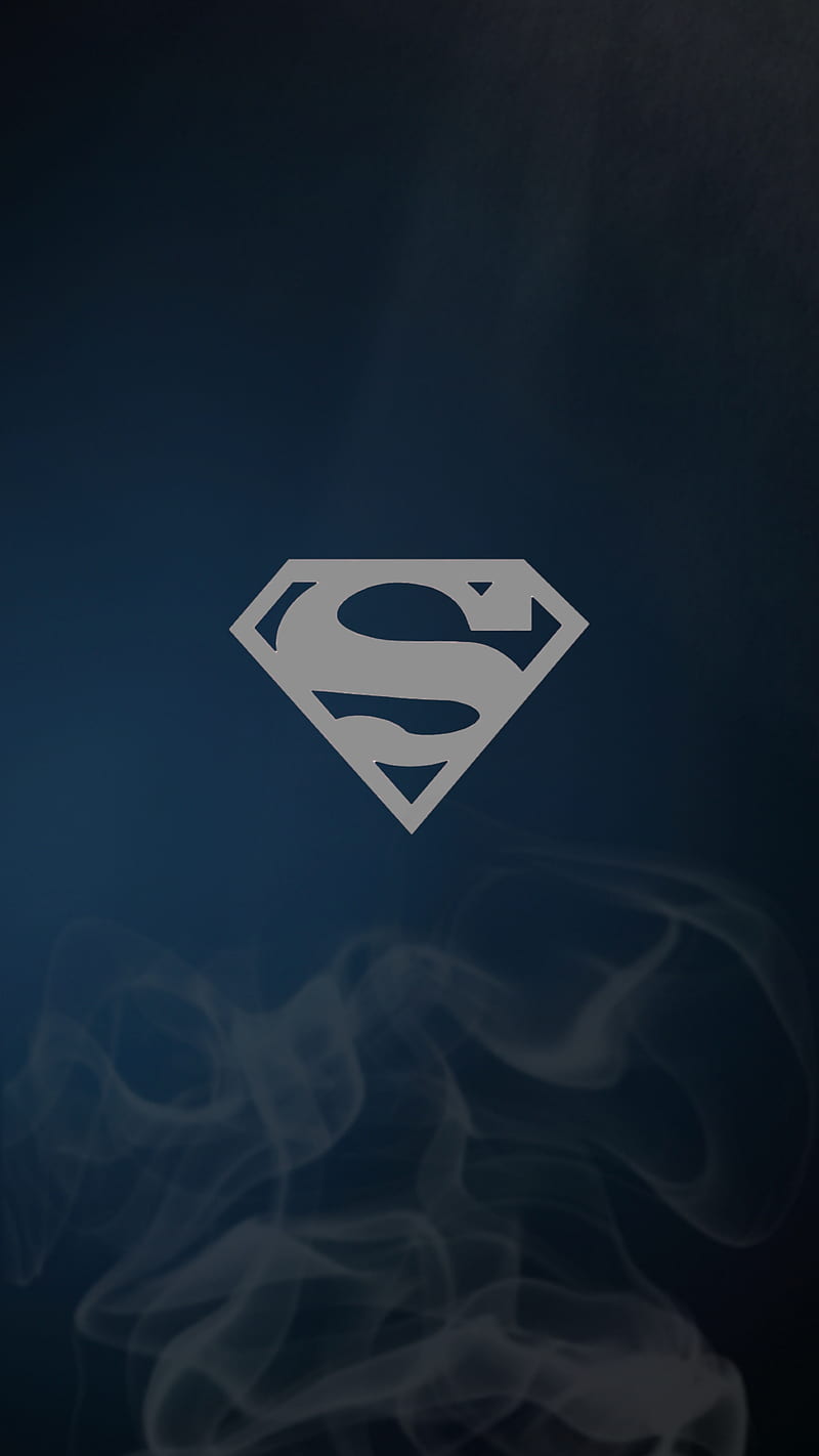 Smoky Superman Cool Kal El Man Of Steel Clark Kent Comics Smoke Superman Symbol Hd Phone Wallpaper Peakpx