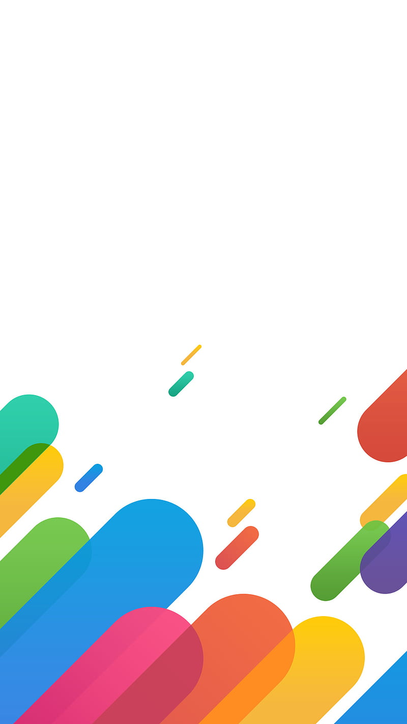 Flyme OS 5 texture, colors, fresh, HD phone wallpaper