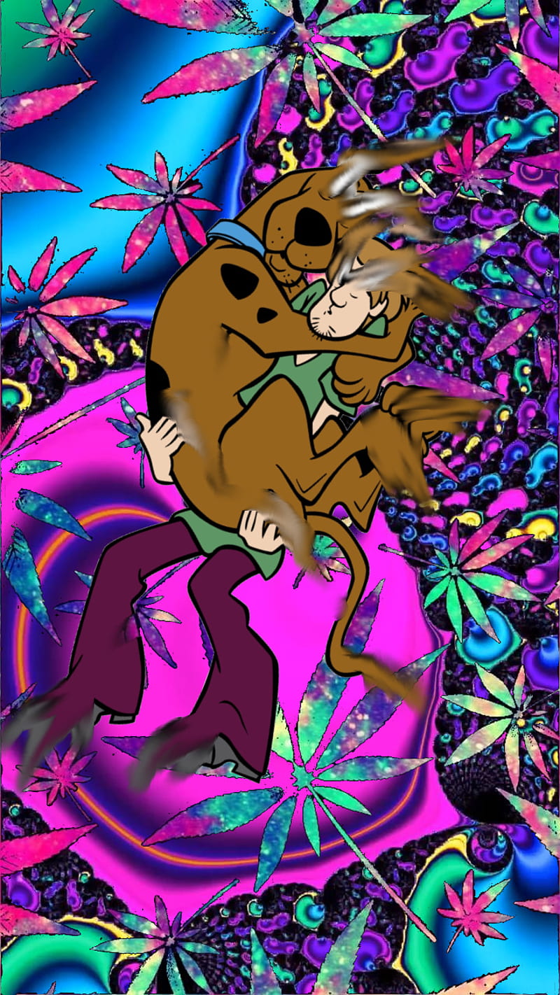 Shaggy Smoking illustration ScoobyDoo on Behance