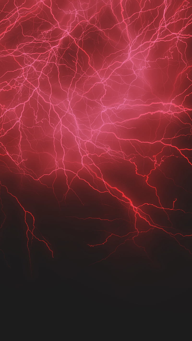 Red Storm, FMYury, abstract, black, color, colorful, colors, electric, electro, energy, gradient, layers, lighting, lightning, lightnings, lights, lines, magic, nature, power, HD phone wallpaper