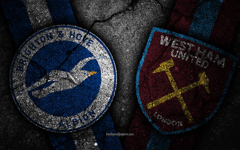 Brighton vs West Ham United, Round 8, Premier League, England, football, Brighton FC, West Ham United FC, soccer, english football club, HD wallpaper