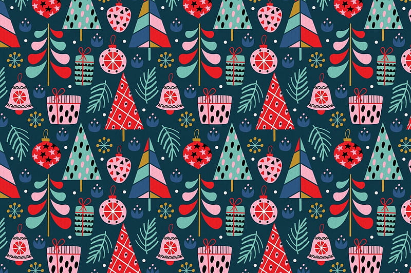 Texture, green, colorful, red, pattern, craciun, christmas, paper, HD wallpaper