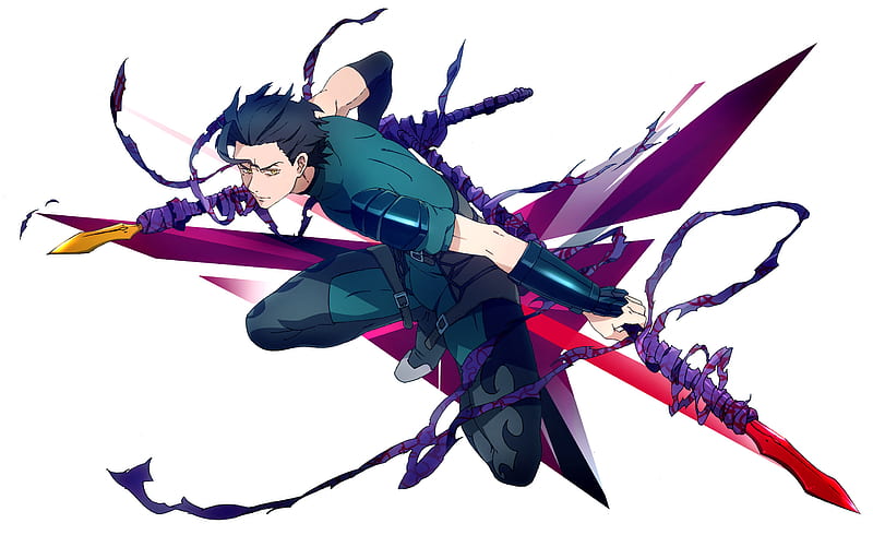 Diarmuid Ua Duibhne Fate Zero Male Cool Anime Spear Servant Lancer Weapon Hd Wallpaper Peakpx